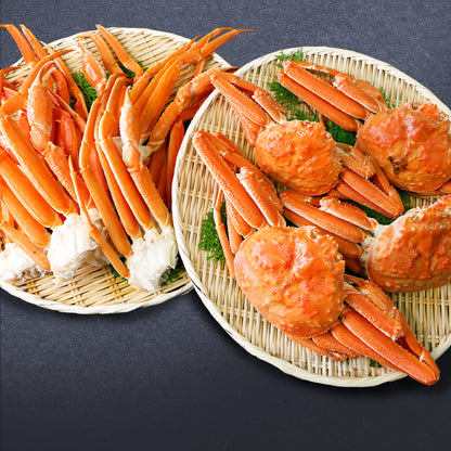 【贅沢食べ比べセット】大ズワイ姿 × ズワイ肩（4kg）